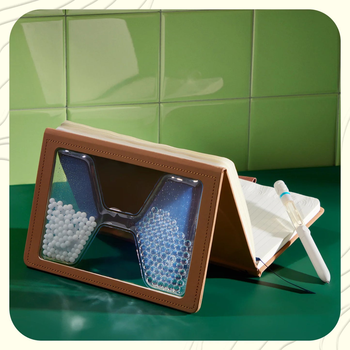 Diario sensorial "Tómate tu tiempo" de Lifelines: con tapa táctil y papel en relieve