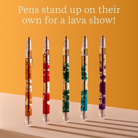 Lifelines Scented Lava Pen Set 5 Pack - Gel Pens with Scented Ink