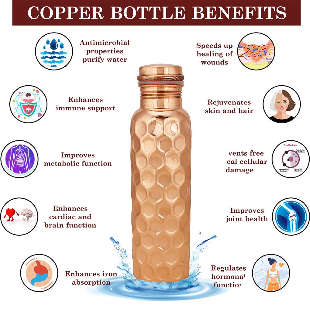Diamond copper bottle (1L)