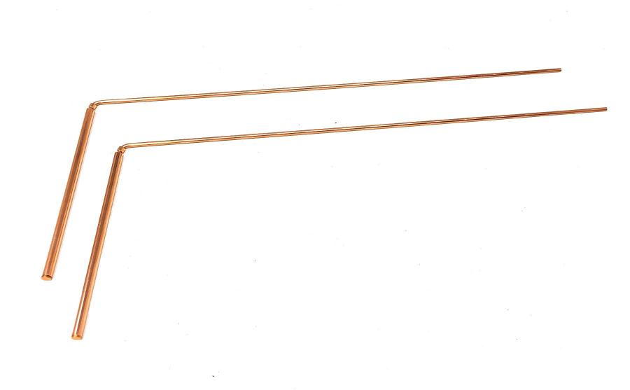 100% Copper Dowsing Rod with Bag (2 Pcs) 12"L