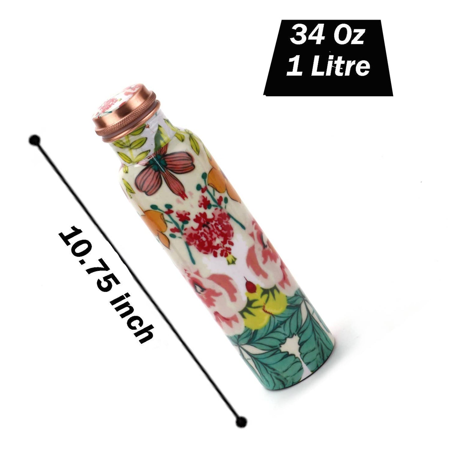 Flower Copper Bottle (1L)