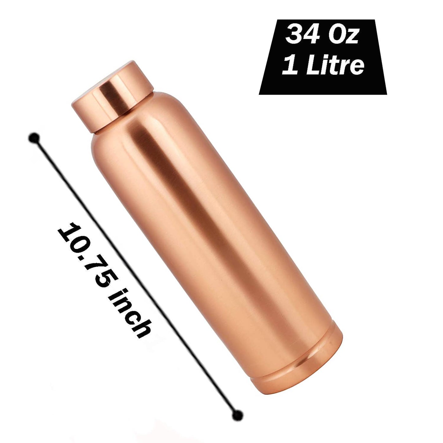 Perilla Home Copper Water Bottle (1L)