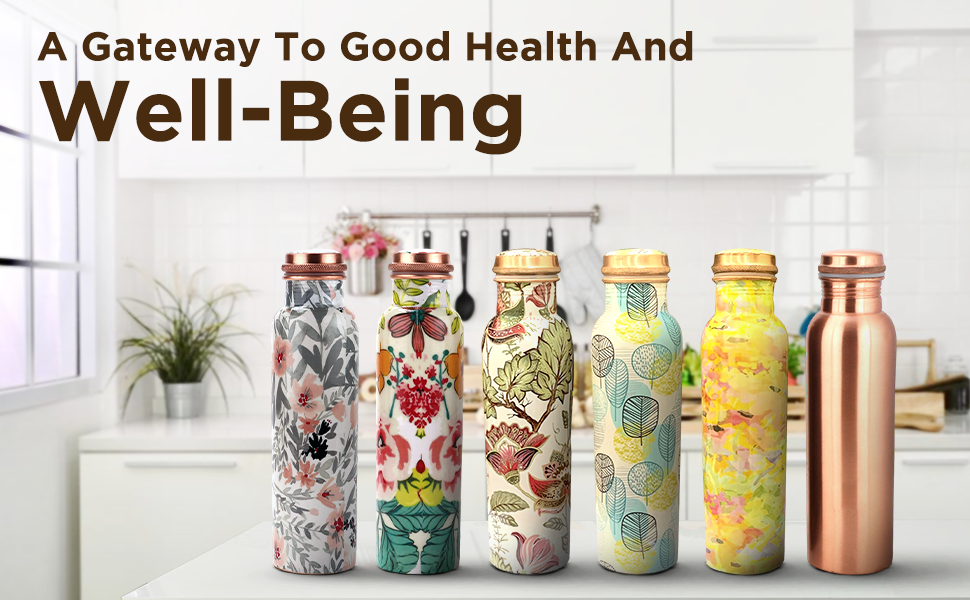 Flower Copper Bottle (1L)