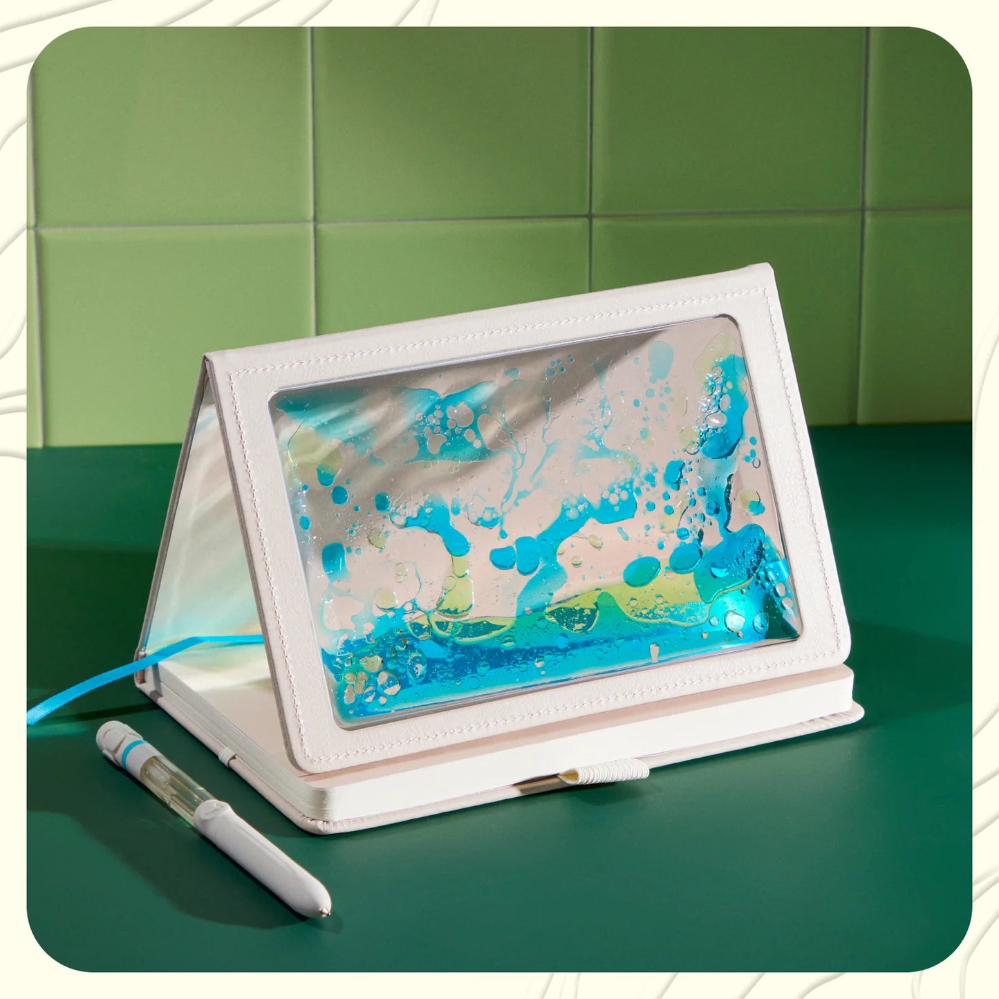 Lifelines "Shake It Up" Sensory Journal (Ocean) - with Tactile Cover & Embossed Paper