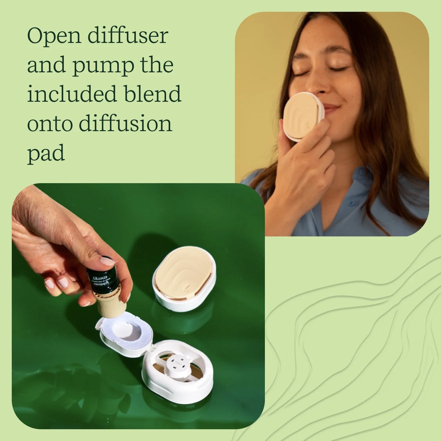 Juego de difusores Lifelines Everyday: paquete de 2 más mezcla de aceites esenciales