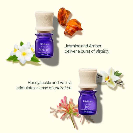 Paquete de 4 mezclas de aceites esenciales Lifelines - In Bloom