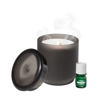 Difusor de velas sin llama Lifelines - Vidrio esmerilado (crema)