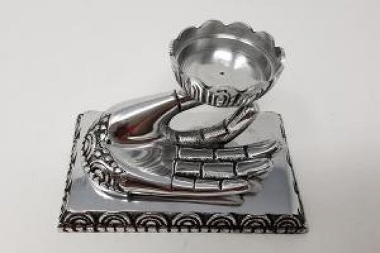 Hand of Compassion Metal Burner